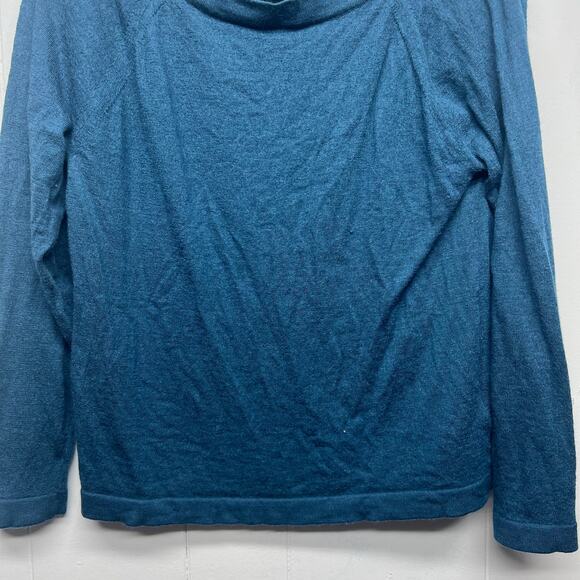 Banana Republic 100% Merino Wool Womens Pullover Blue Sweater Size Small Capsule - Picture 4 of 11